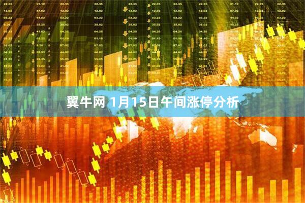 翼牛网 1月15日午间涨停分析