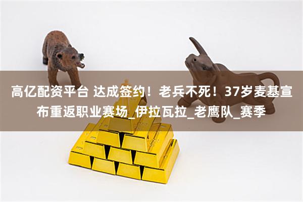 高亿配资平台 达成签约！老兵不死！37岁麦基宣布重返职业赛场_伊拉瓦拉_老鹰队_赛季