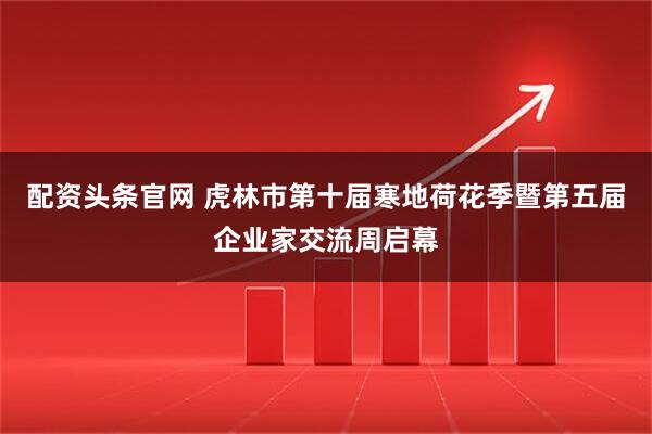 配资头条官网 虎林市第十届寒地荷花季暨第五届企业家交流周启幕